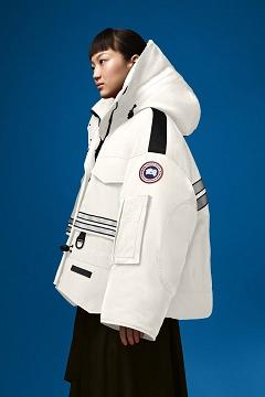Chamarras Canada Goose Mujer Mexico - Snow Mantra Abrigos Blancos UE0167438